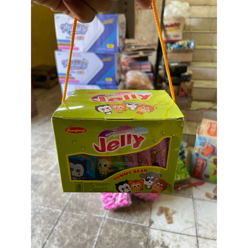 

Jelly Gummy Bean 1 box isi 30 bungkus