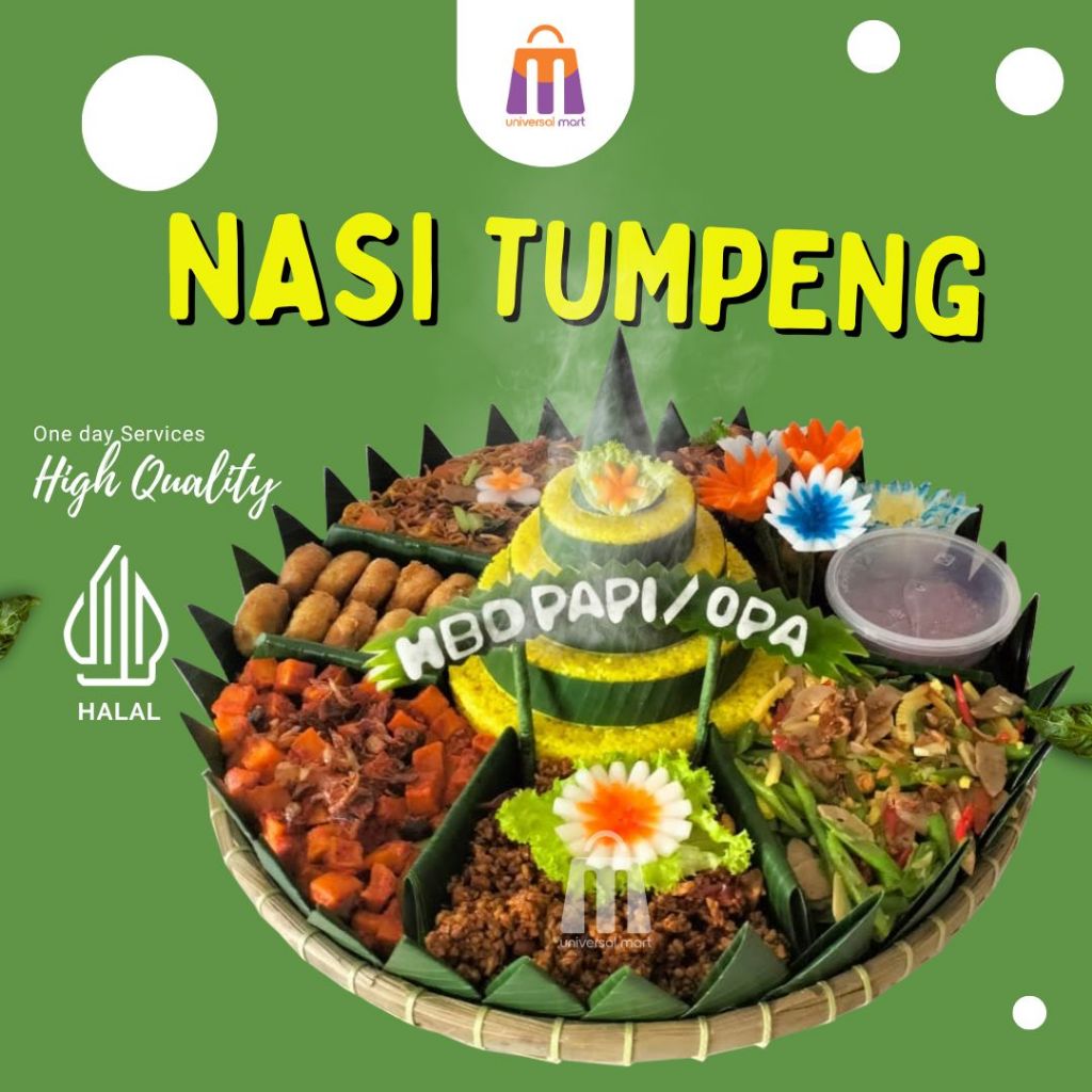 

Nasi Tumpeng Menu Lengkap Nasi Kuning