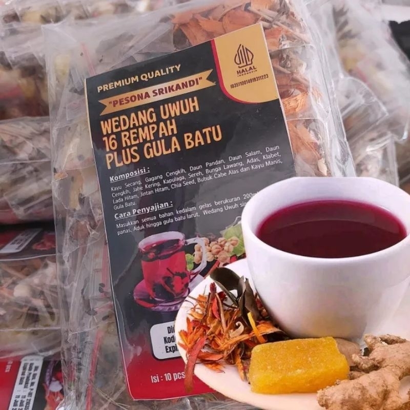 

Wedang Uwuh Premium 16 Rempah Herbal Minuman Tradisional Sehat Hangat