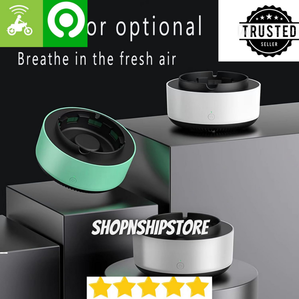 sbak Rokok | Asbak Penghisap Asap Pembersih Udara Tanpa Asap Air Purifier Filter Cigar Ashtray