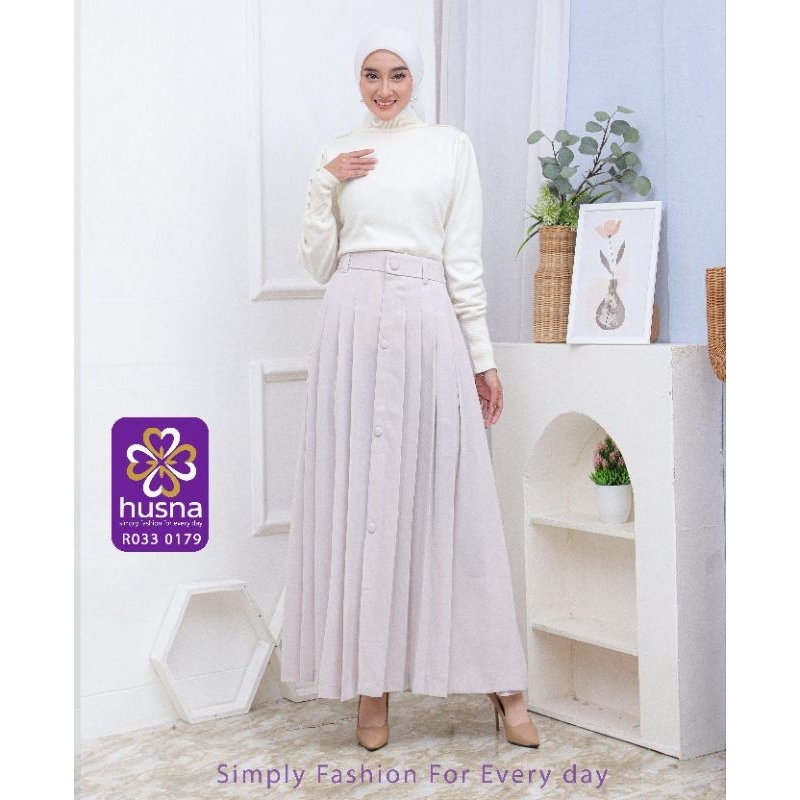 New Arrival Rok Husna Original Varian Kancing Depan