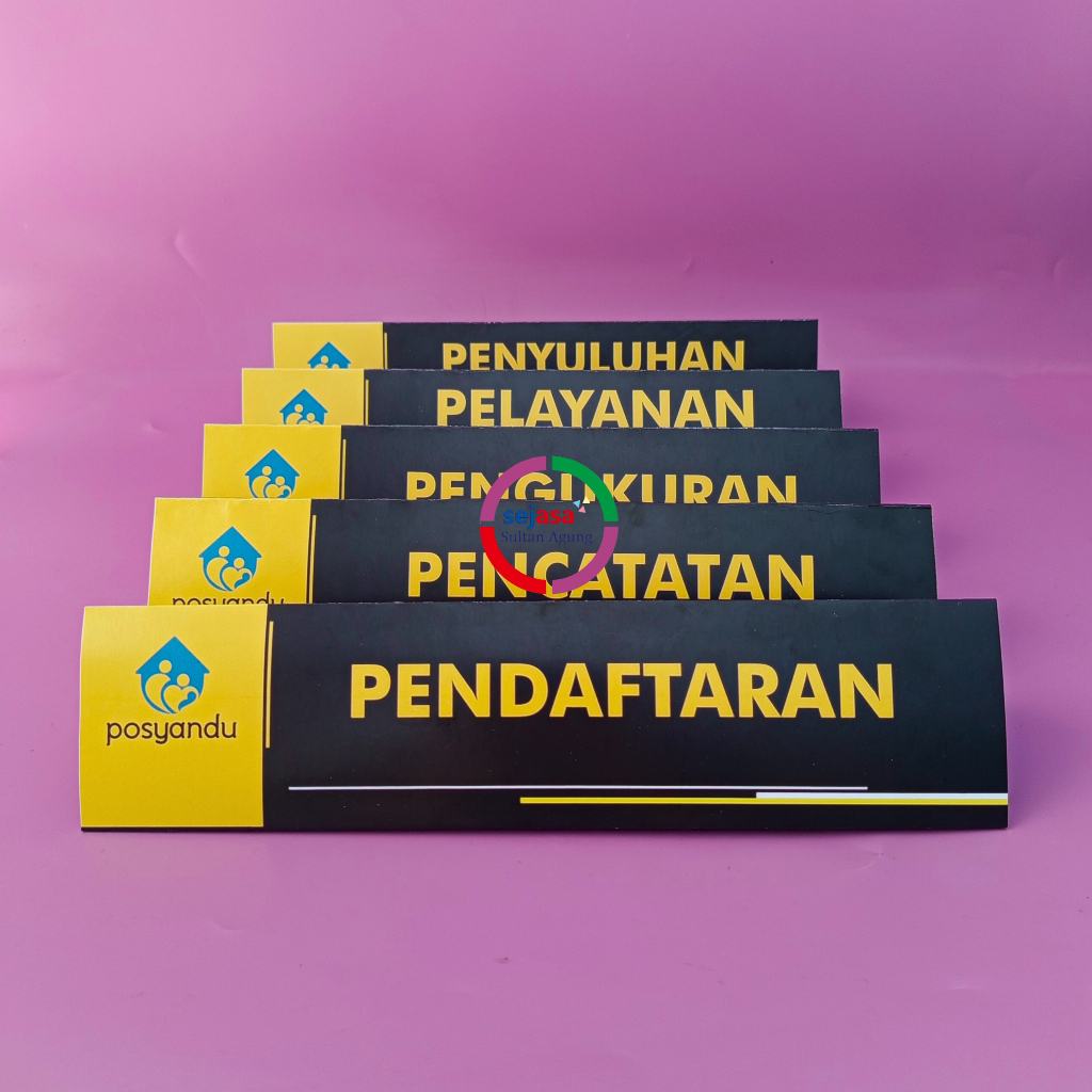 

Paket Papan Meja Posyandu | 1 Set Papan Meja Pelayanan Posyandu | Bahan Kertas Ivory