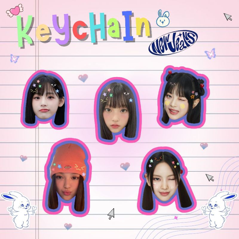 Newjeans Keychain ໒꒱ ‧₊˚ (Baca Deskripsi)