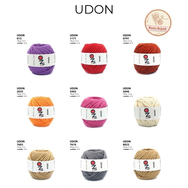 UDON YARN BY ONITUGA / POLYESTER BRAIDED YARN