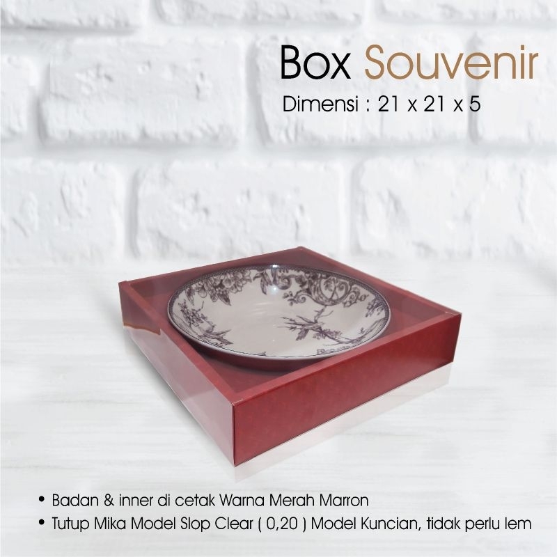 

Box Doskue 21 x 21 x 5 Merah LIMITED