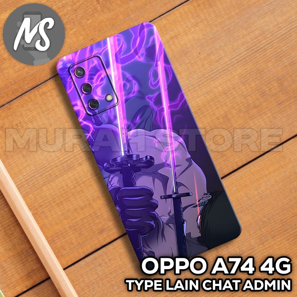 Softcase karet 0PPO A74 /MS4/motif ANIME/case OPPO A74 4G/casing OPPO A74 4G /silikon