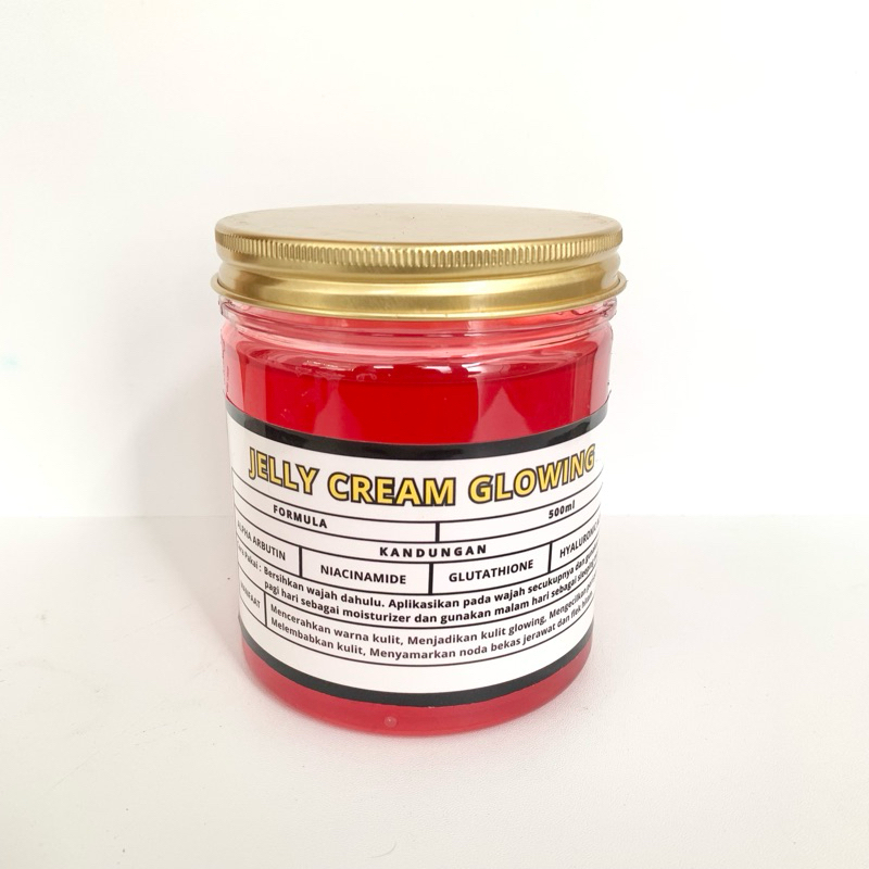 JELLY CREAM GLOWING | RED JELLY GLOWING AMPUH MENCERAHKAN KULIT