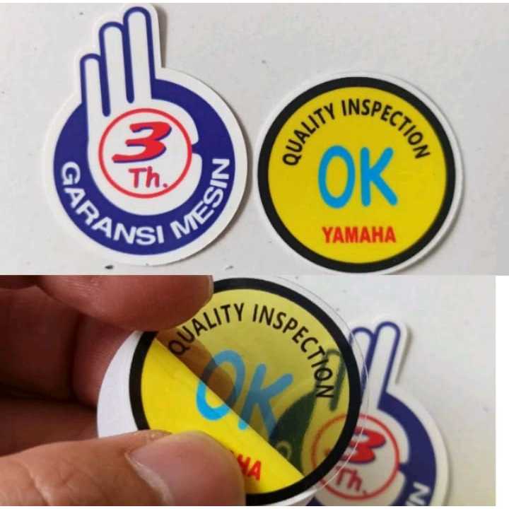 

PAKET STIKER LOGO OK DAN GARANSI 3 TAHUN TRANSPARAN