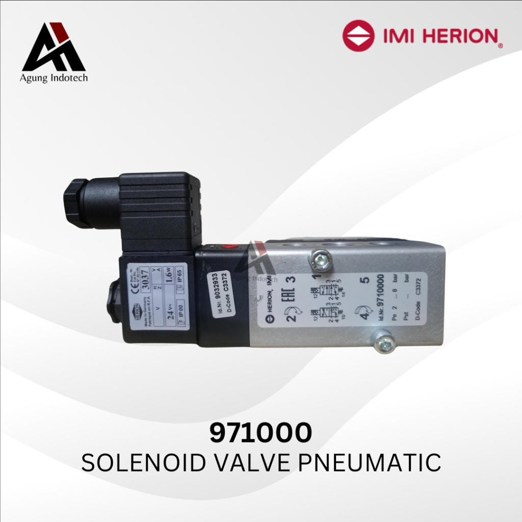 SOLENOID VALVE PNEUMATIC HERION 9710000