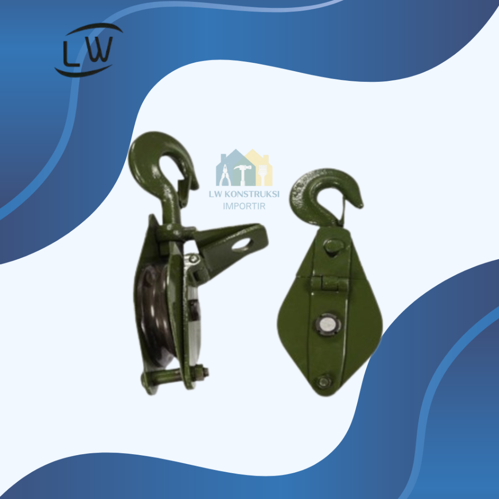 SINGLE WHEEL PULLEY BLOCK / KATROL KAPAL BARANG DEREK 5 TON