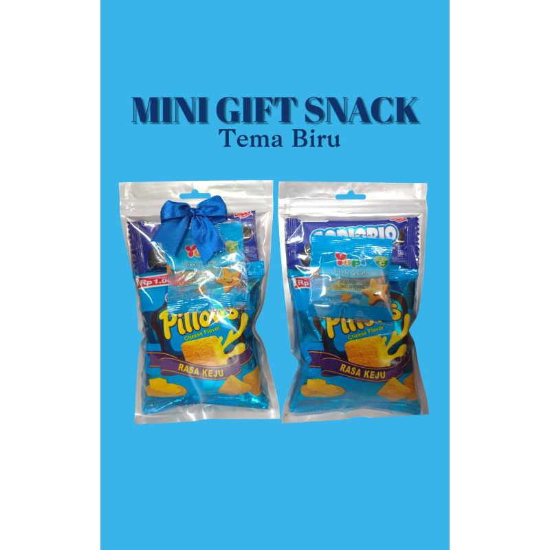 

MINI GIFT SNACK TEMA BIRU // MINI HAMPERS