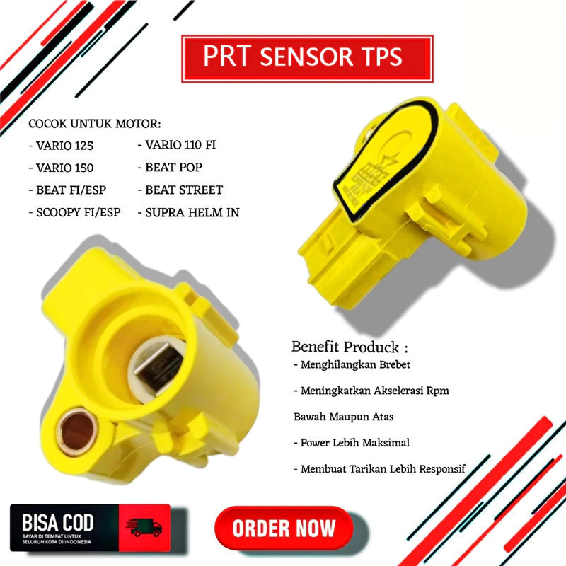 Sensor BRT TPS Sensor BRT TPS Racing Honda Vario 125 VARIO 150 Beat Pop Beat Esp Beat Fi Beat