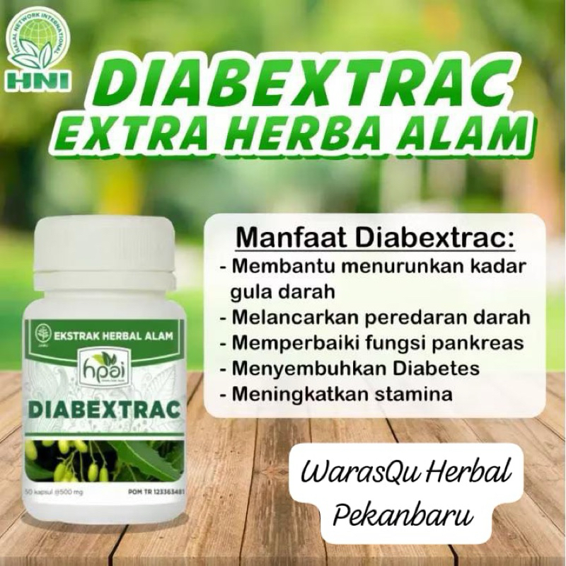 DIABEXTRAC | Obat Herbal Diabetes || HNI HPAI - 50Kapsul