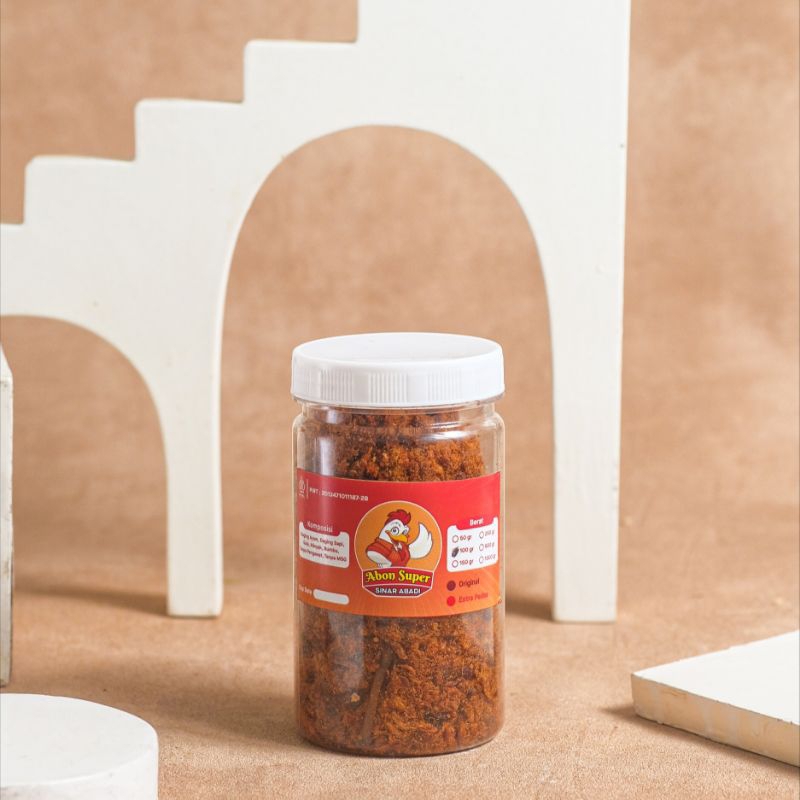 

[TOPLES 100GR AYAM MIX SAPI] ABON ASLI JOGJA ORIGINAL & EKSTRA PEDAS ENAK MANIS GURIH