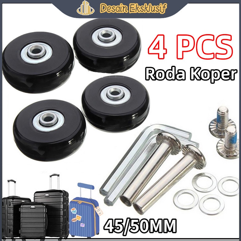 KODE O73I 4Pcs Roda Koper  Roda Putar 36  Roda Koper Viber  Roda Koper Polo  Roda Koper Travel  Peng