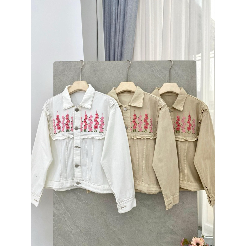 Shakila Embroidery Jeans Jacket