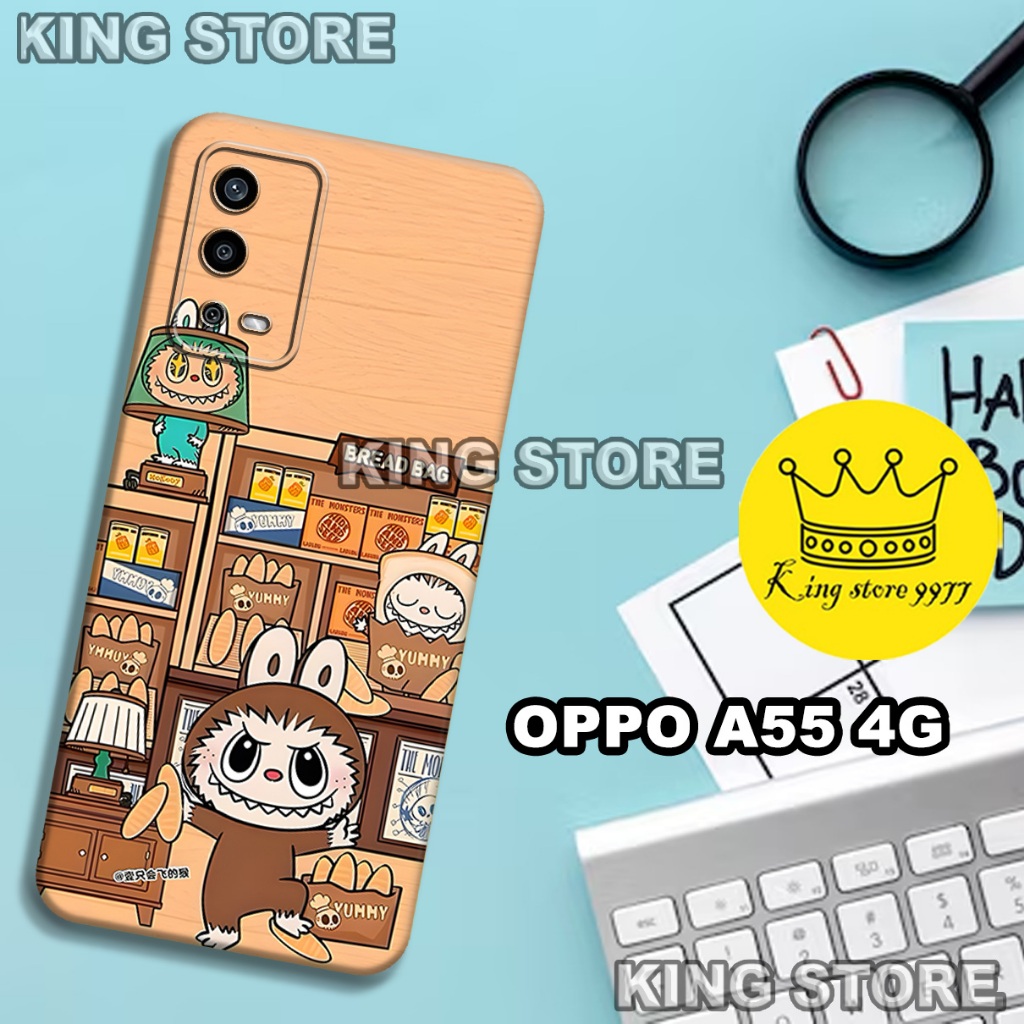 (KS28)  Softcase karet untuk OPPO A55 Motif gambar karakter Cewek/casing OPPO A55 terbaru/kesing hp/