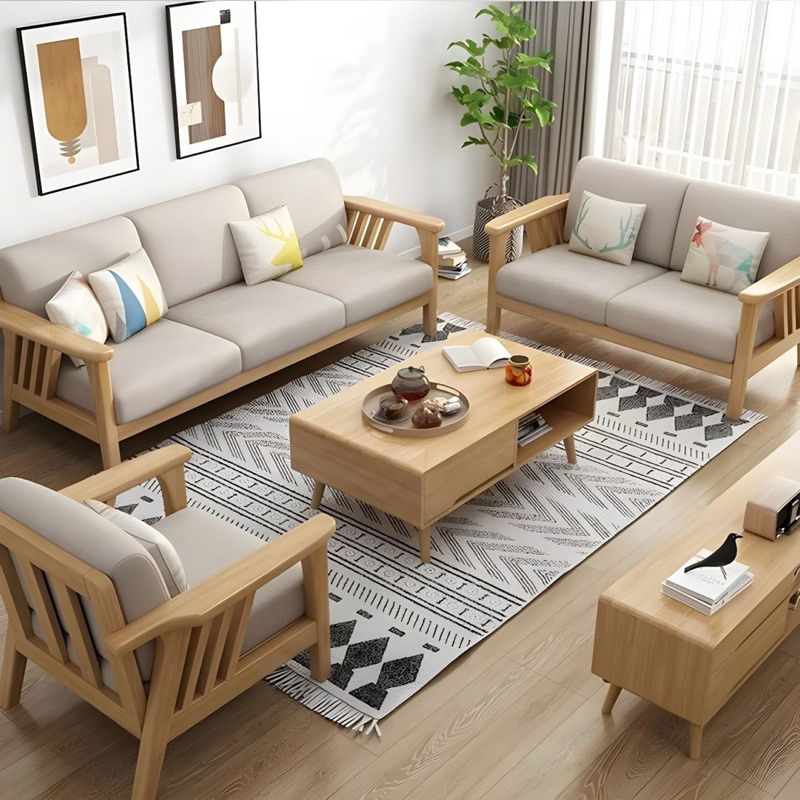 Kursi Sofa Ruang Tamu Kayu Jati