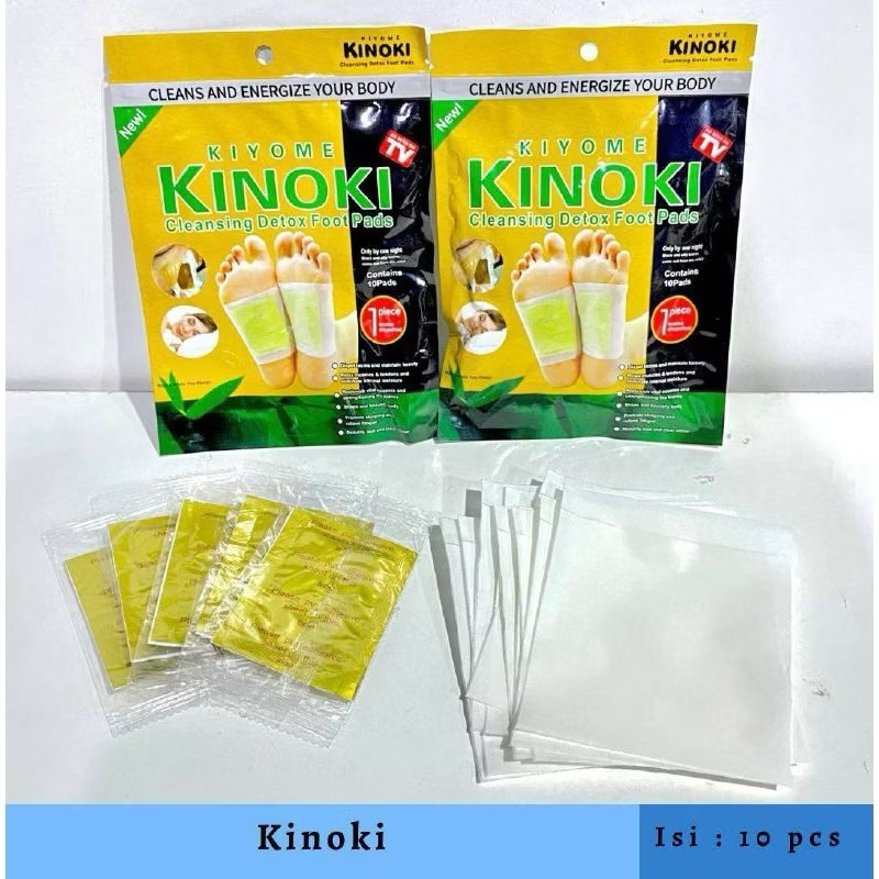 ( ASLI KINOKI ) 1 Box = 10 PCS Koyo Kinoki Gold / Koyo Kinoki / Koyo Detox Racun / Koyo Kaki Kinoki