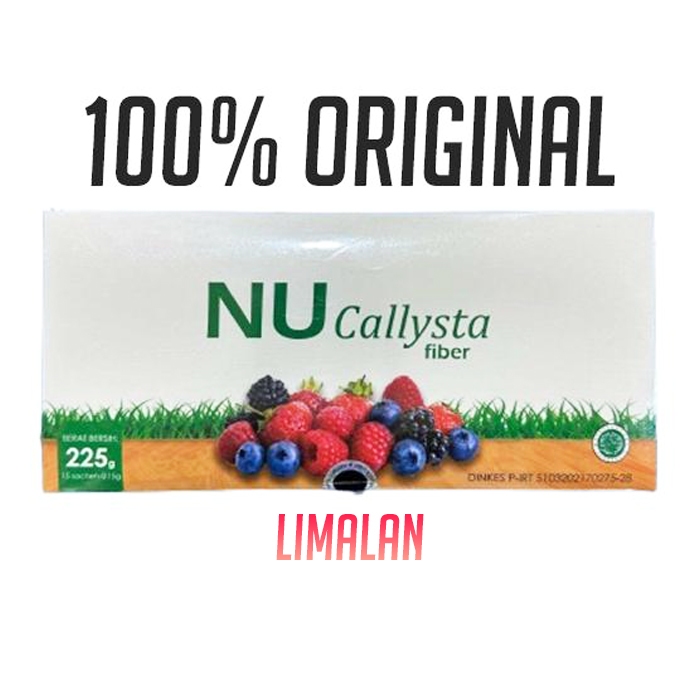 NU Callysta Fiber 100% ORIGINAL Nu Fibre Cleanse Nutrient NuFiber Diet NUCallysta Fiber 15 Sachets
