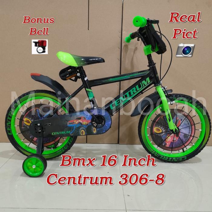 TERMURAH SEPEDA ANAK COWO BMX 16 INCH CENTRUM 306-8 SEPEDA ANAK LAKI LAKI