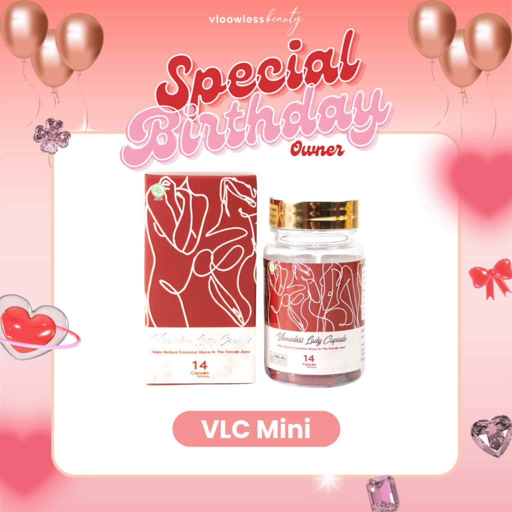 Vloowless Beauty Lady Capsule Mini Isi 14 Capsule *VLC