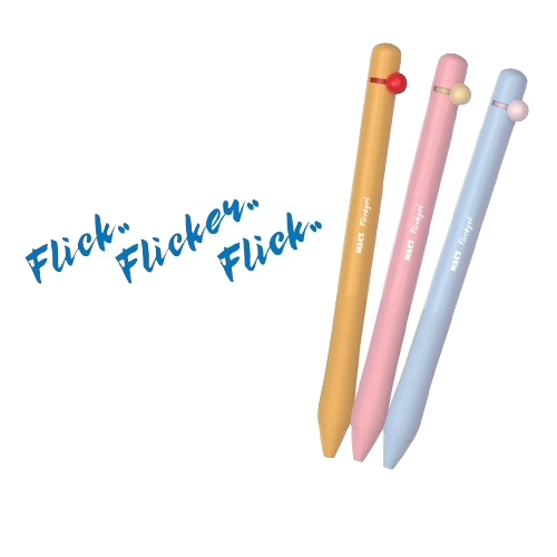 

TBMO MACS Flick Gel Pen 8 Warna Tinta Hitam