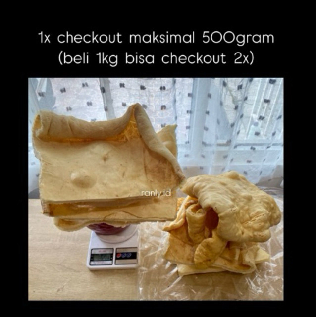 

Rambak Sapi / Kulit Sapi Untuk Sayur Krecek atau Sambal Goreng Ati