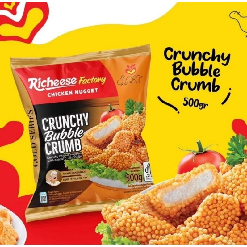 

Richeese Factory Nugget Crunchy Bubble Crumb 500g Crispy