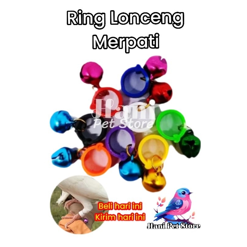 RING BURUNG KLIP LONCENG MERPATI RING MERPATI DEWASA PLASTIK