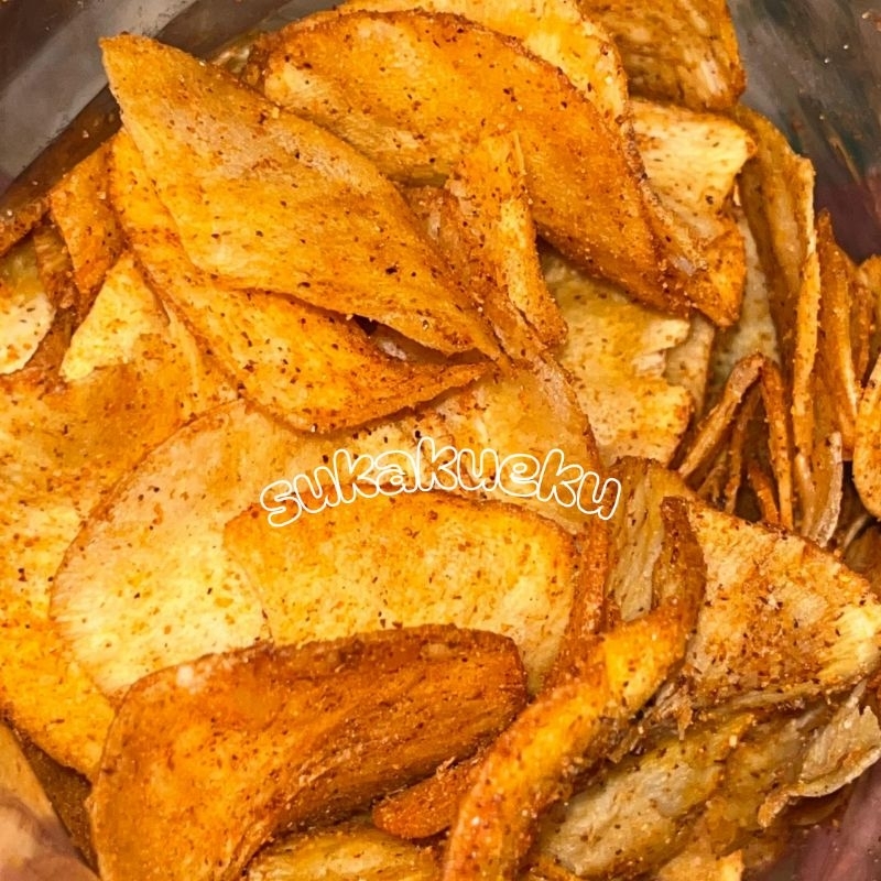 

KERIPIK SINGKONG PEDAS RUJAK VIRAL 250GR SINGKONG BUMBU RUJAK PEDAS CEMILAN VIRAL KERIPIK SINGKONG