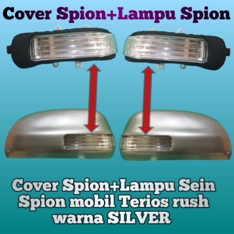 Cover Spion+Lampu Spion Mobil Terios Rush ORIGINAL