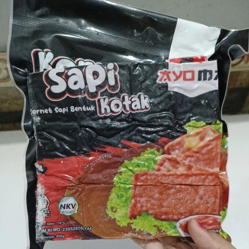 

Ayoma kornet sapi kotak 450gr