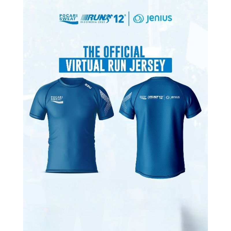 Jersey Running Pocari Sweat 10-12 New 2025/Jersey Lari Pocari Sweat Terbaru
