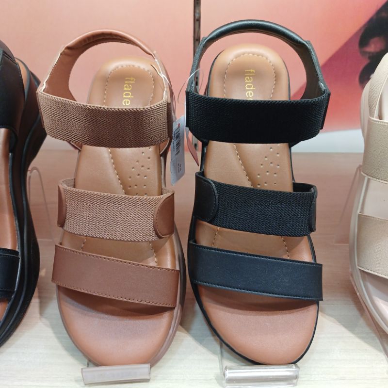 sepatu sandal wanita wedges 3cm FLADEO❗️ori by matahari