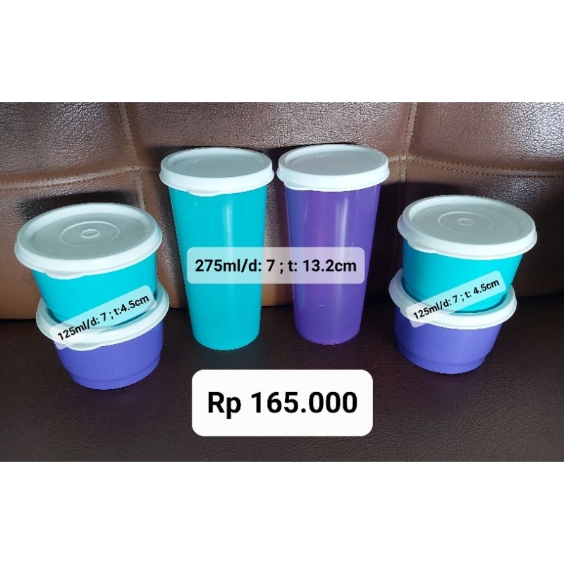 Tumbler + snack cup Tupperware