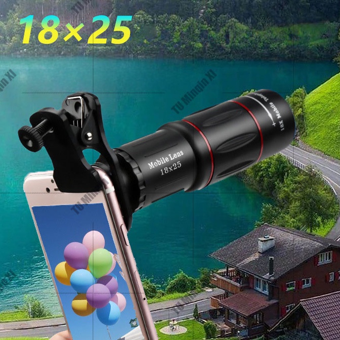 KODE P44H 18X Handphone HD Lensa Kamera Zoom Cam Lensa Tele Tele Zoom Lens Tele Zoom Lens Universal 