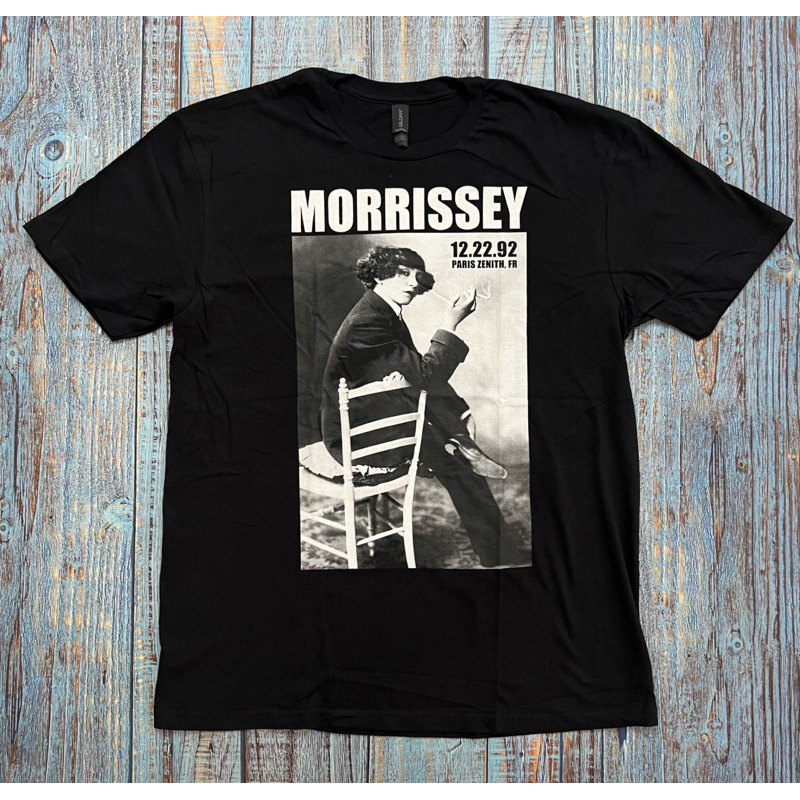 [ORI] Kaos T-Shirt Band Morrissey - Paris 92 Official Merchandise Kaos Pria