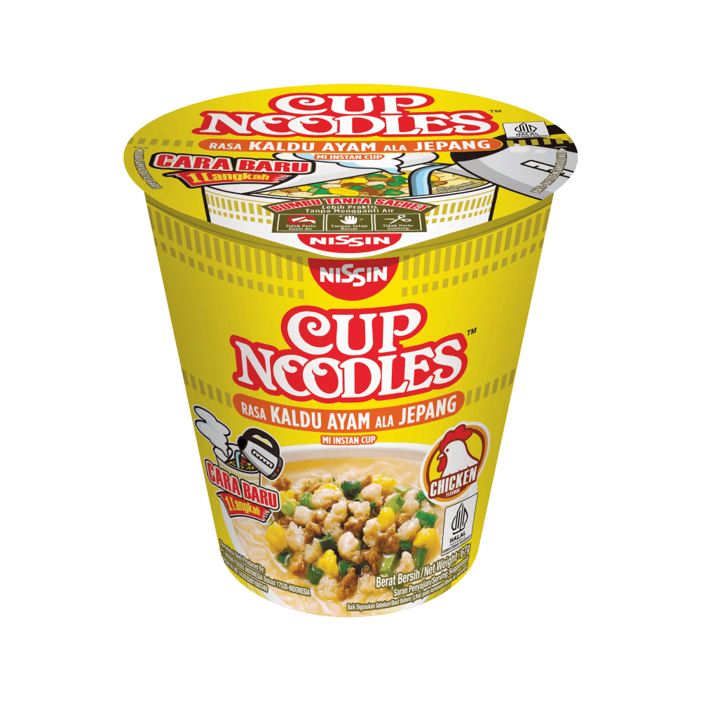 

Cup Noodle NISSIN Mi Kuah Instan Kaldu Ayam Jepang Cup / Mie Kuah Jepang