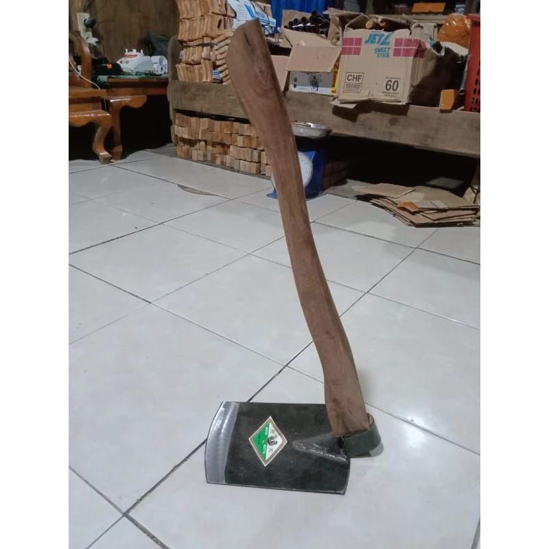 Cangkul Cap Jago + gagang Kayu Jati asli/ Cangkul Sawah /Cangkul Tanah