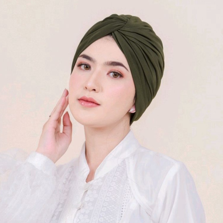 KODE P18B Gyana Turban Instant Jersey  Aksesoris Fashion Inner Hijab Jilbab Turban Penutup Kepala Wa