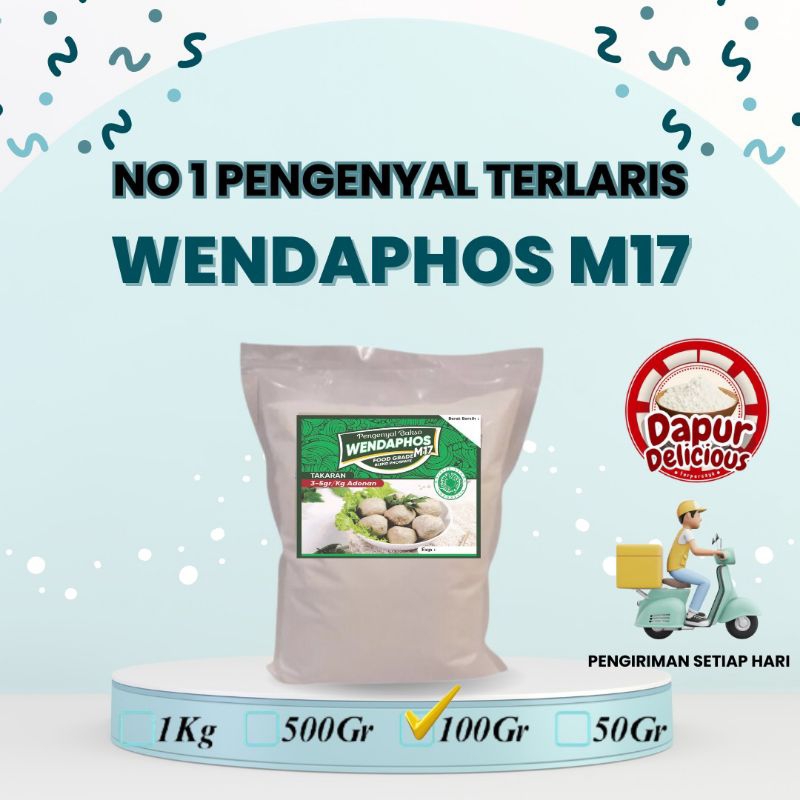 

Wendaphos M17 (100gr) Blend Phospate, Phosmix, Pengenyal Bakso, Sosis, Nugget, Dimsum dll