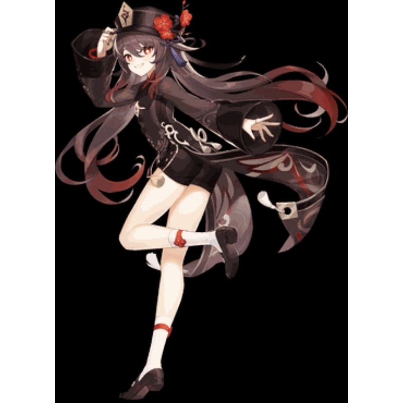 genshin impact – preloved hutao cosplay fullset