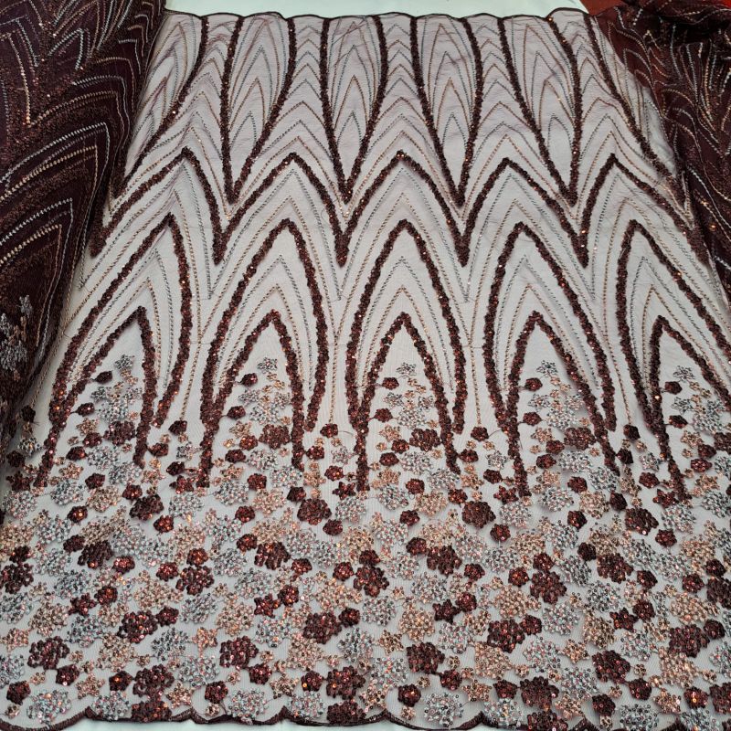 COD Kain Tile bordir twu tone/kain tile korea twu tone/tile bordir twu tone