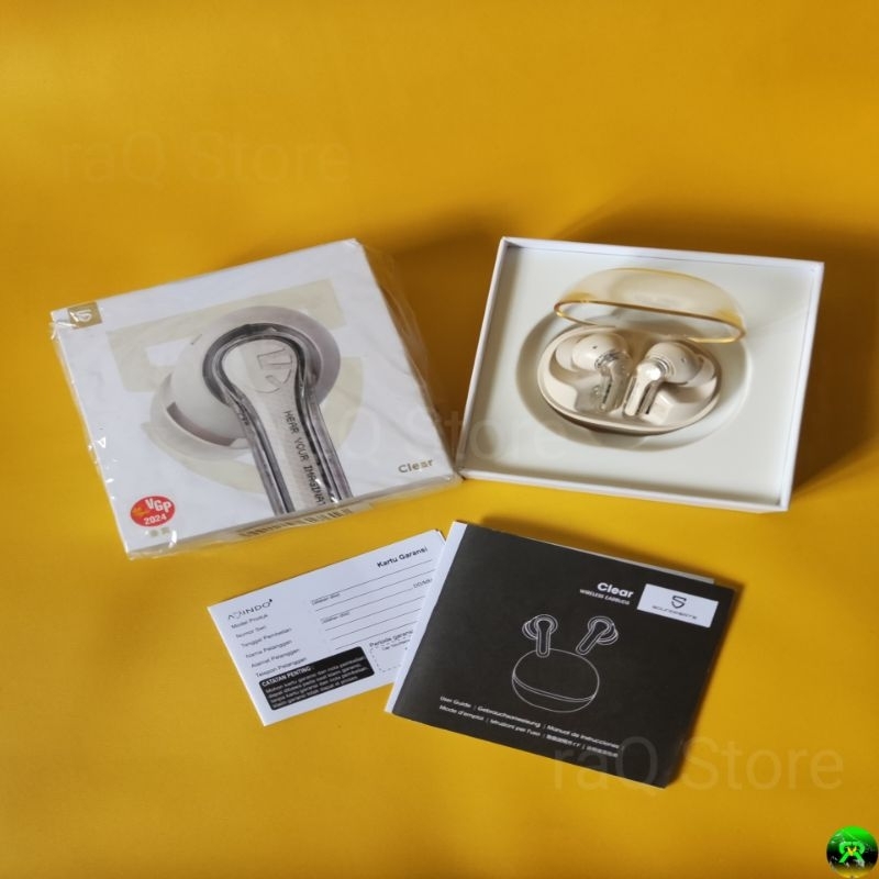 SoundPEATS Clear True Wireless Earbuds - Headphone In-ear Berkualitas Tinggi