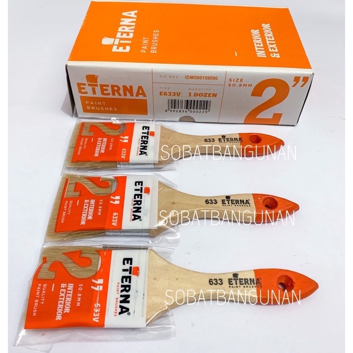 

KODE C24J GROSIR KUAS CAT ETERNA 2 KUAS ETERNA 2 HARGA PER DOZEN 12PCS