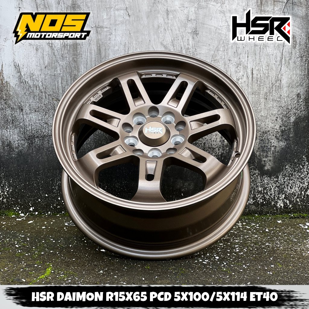 VELK MOBIL ERTIGA AVANZA NEW INNOVA XPANDER R15 PCD 5X100/5X114 HSR DAIMON | PELEK RACING RING 15