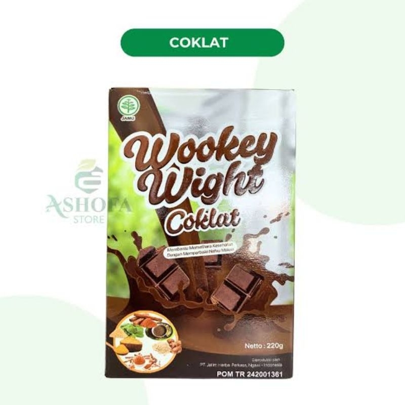 

Wookey Wight Original Rasa Coklat Chocolate Minuman Serbuk Penambah Nafsu Makan