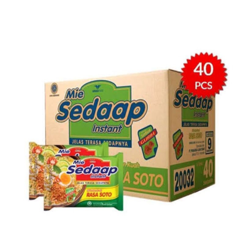 

Mie sedap rasa Soto,mie instan. Mie soto sedap 1dus 40pcs
