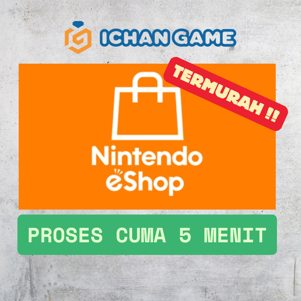 [ LENGKAP ] Nintendo eShop Card Wallet US, JPY, AUD, UK, ONLINE 3, 12 bulan, Yen Switch 2/Wii U/3Ds